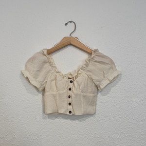 H&M Trend Cropped blouse